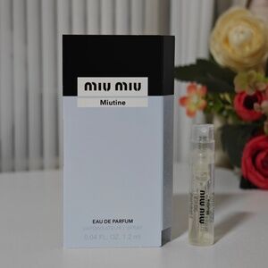 New Miu Miu Miutine edp Sample Spray 1.2 ml/ 0.04 oz